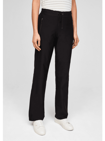 s.Oliver BLACK LABEL Hose lang in Schwarz