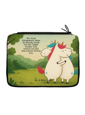 Mr. & Mrs. Panda Bleistiftetui Einhörner Umarmen Design mit Spruch in Weiß