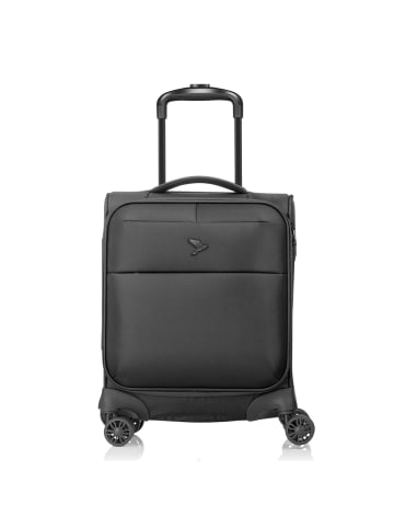 Pack Easy GoUp 4 Rollen Kabinentrolley XS 45 cm in schwarz
