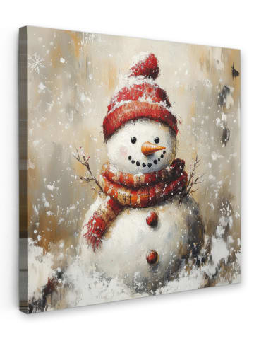 MuchoWow Leinwand Bilder Weiß