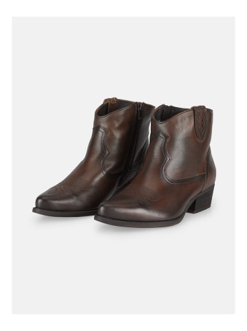 Felmini Wide Fit Stiefelette WEST in Braun