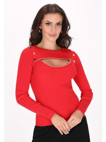 faina Sweater in red