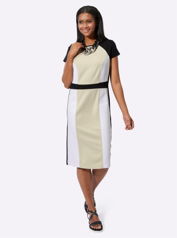 WITT WEIDEN Jerseykleid in sand-schwarz