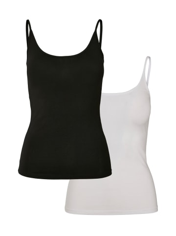 Urban Classics Tank-Tops in black + white