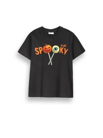 Coccodrillo T-shirt mit kurzen Ärmeln in schwarz