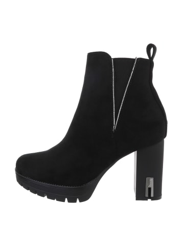 Ital-Design Stiefelette in Schwarz