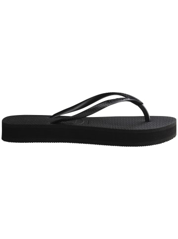 Havaianas Tong Slim Flatform Schwarz