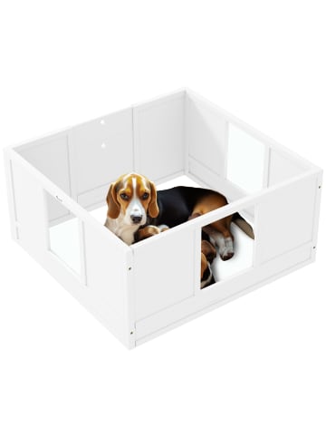 Pawhut Wurfkiste für Welpen 100L x 96B x 48H cm