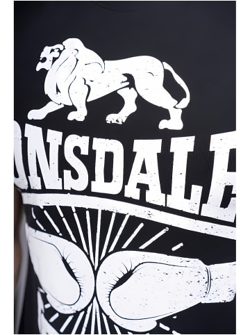 Lonsdale T-Shirt "Cleator" in Schwarz