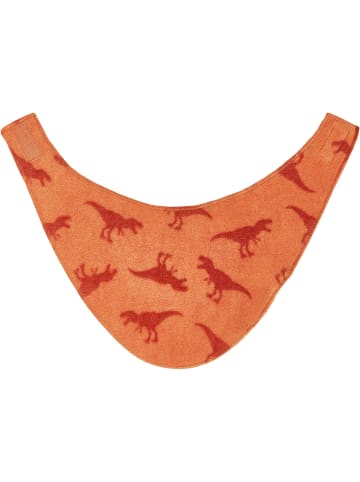 Playshoes Fleece-Dreieckstuch Dinos in Ocker