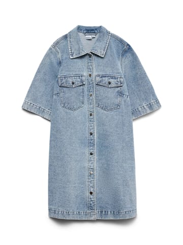 Vero Moda Jeanskleid in Light Blue Denim