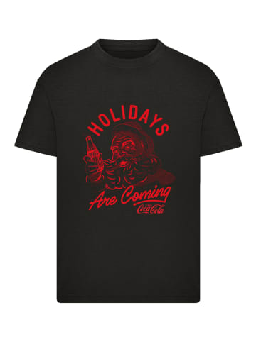 F4NT4STIC T-Shirt Coca Cola Holidays Are Coming 2 in schwarz