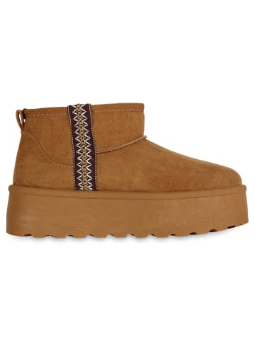 VAN HILL Winter Boots Aria in Hellbraun