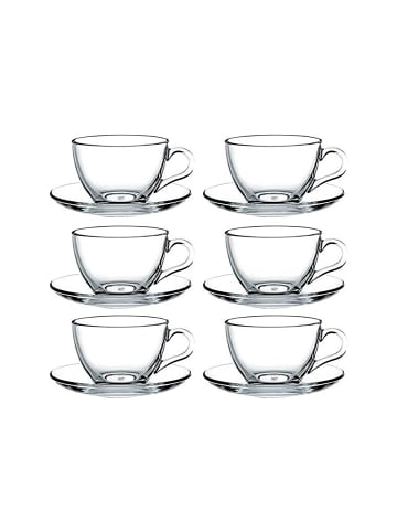 Pasabahce 6er Set Basic Espresso Tassen Set 90ml in Transparent