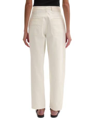 Marc O'Polo Hose Model Lara barrel cropped in Grey White