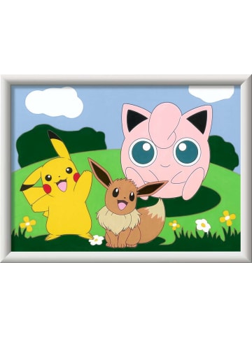 Ravensburger Malprodukte CreArt, Malen nach Zahlen Kinder Pokémon - Abenteuer Malen nach Zahlen Kinder Ab 7 Jahre in bunt