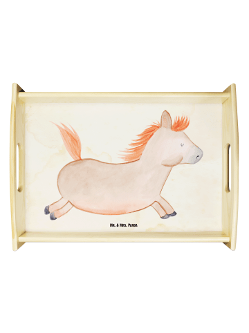 Mr. & Mrs. Panda betttablett Pferd Springen ohne Spruch in Vintage