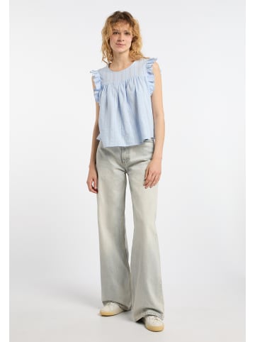 DreiMaster Vintage Damen Bluse in Hellblau