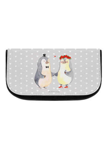Mr. & Mrs. Panda NeZeichenssaire Pinguin Heirat ohne Spruch in Grau Pastell