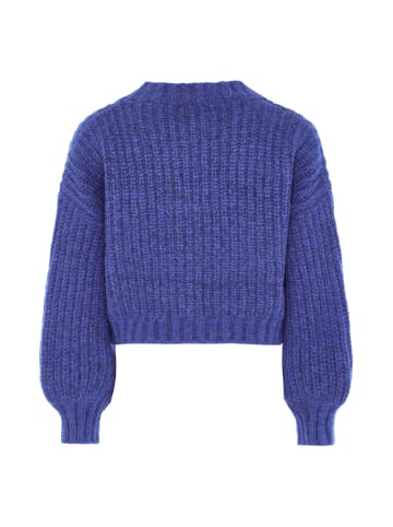 DreiMaster Damen Grobstrickpullover in BLAU