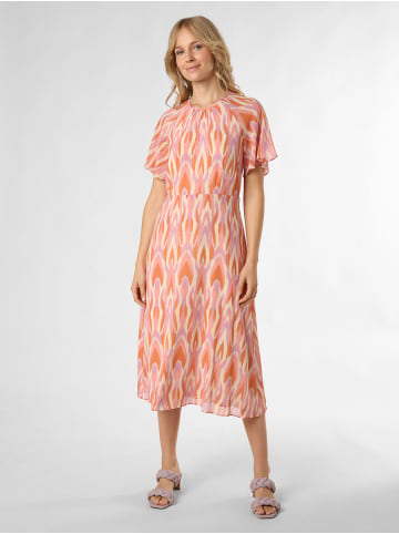 comma Kleid in orange rosa