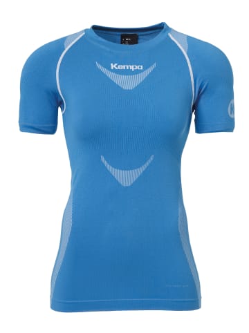 Kempa Shortsleeve ATTITUDE PRO WOMEN in kempablau/weiß