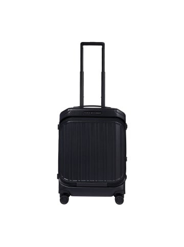 Piquadro PQ-LM 4-Rollen Kabinentrolley 55 cm Laptopfach in matt black