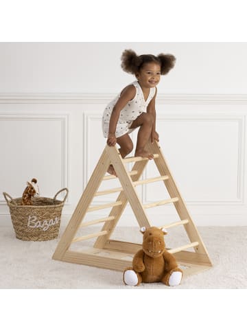 Atmosphera Créateur d'intérieur Holzspielzeug, Dreieck zum Klettern in Braun, (B) 43,5 x (H) 90 x (L) 78 cm