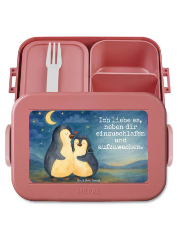 Mr. & Mrs. Panda MEPAL Bentobox Pinguine Einschlafen Design mit ... in Rot Pastell