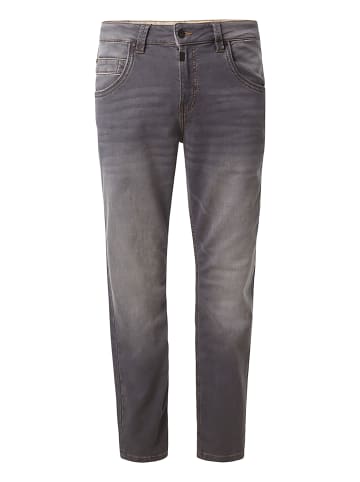 Timezone Jeans Regular Fit Gerade Used Look in Grau