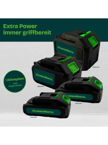 Hammersmith Ersatz Akku für alle Hammersmith Produkte MultiBattery 1500mAh in Schwarz