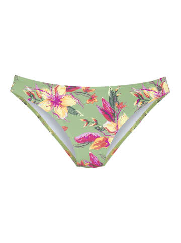 LASCANA Bikini-Hose in salbei-pink bedruckt