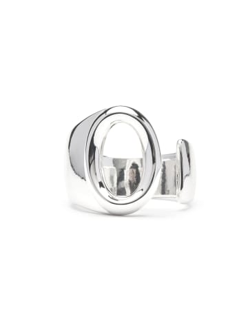 Luxenter Ring  mit Silberfinish – Alphabet