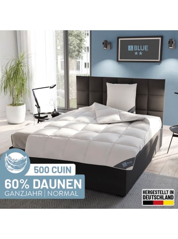 Spessarttraum Daunendecke "Blue" in weiß
