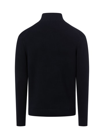 Nils Sundström Strickpullover in marine - 0001