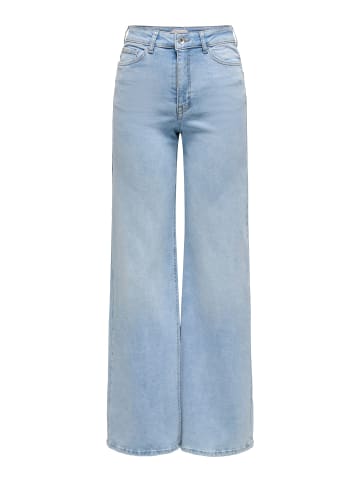 JACQUELINE de YONG Moderne Denim Jeans Hose mit weitem Schnitt in Hellblau