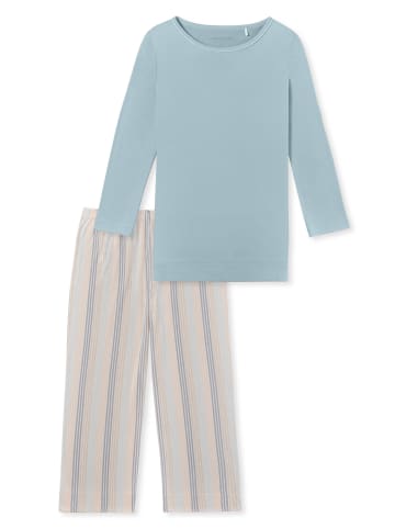 Schiesser Schlafanzug Comfort Nightwear in Bluebird