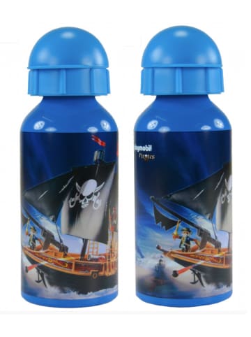 United Labels Playmobil Trinkflasche - Piraten  aus Aluminium 400 ml in Mehrfarbig