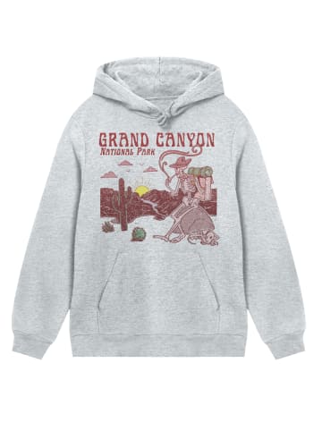 F4NT4STIC Hoodie US National Parks Grand Canyon Sunrise in grau meliert