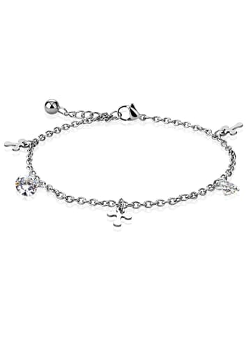 Bungsa Bettelarmband in Silber