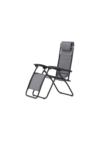 ebuy24 Liegestuhl Vulcano Grau 2er Set