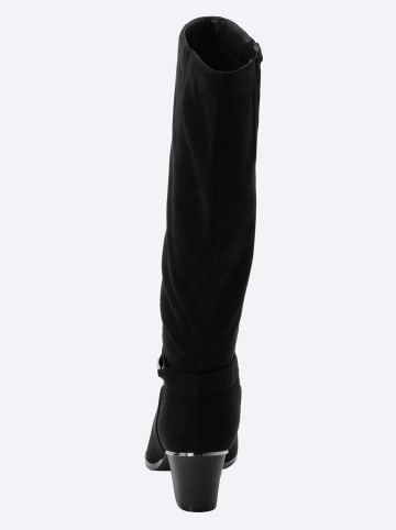sheego Stiefel in schwarz