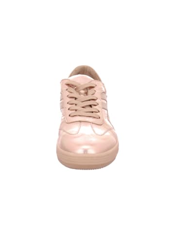 Esgano Damenschnürrschuhe halb sportlicher Boden Da.-Sneaker in  Gold