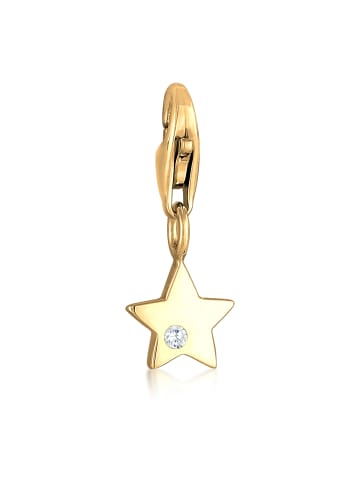 Nenalina Charm 925 Sterling Silber Sterne, Astro in Gold