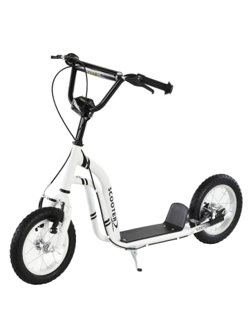 HOMCOM Kinderscooter in Weiß 120L x 58B x 95H cm