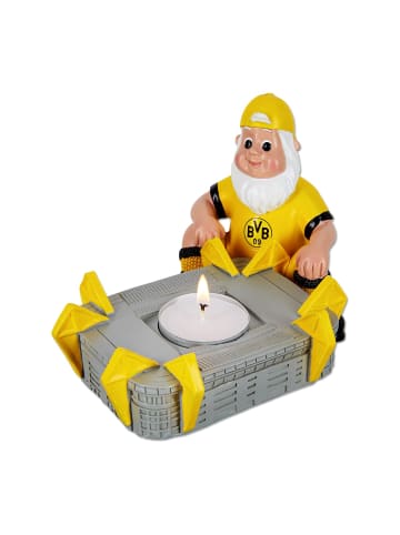 BVB BVB Gartenzwerg mit Teelicht in Mehrfarbig