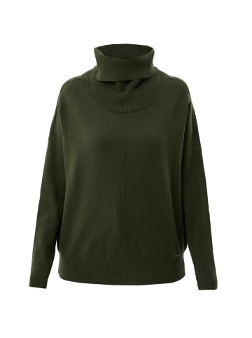 Finn Flare Langarmpullover Basic in dark green