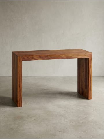 KADIMA DESIGN Konsolentisch Massivholz 115x40x75 cm Flurtisch, Design