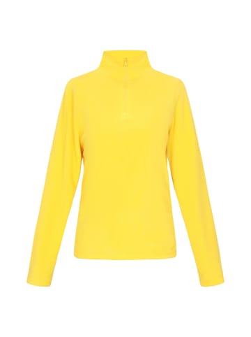 myMo Fleecepullover in Gelb