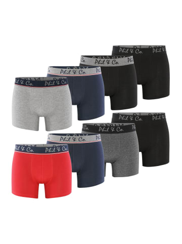 Phil & Co. Berlin  Retroshorts 8-Pack Jersey in multicolor #2